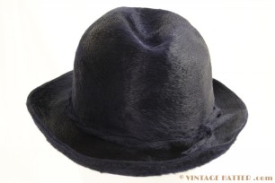 © VintageHatter.com | d-5011-54-5 Dameshoed Mayser blauw haarvilt 54 Dameshoed Mayser blauw haarvilt 54