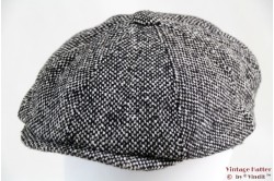 Paperboy cap Hawkins grey tweed 57 [new]