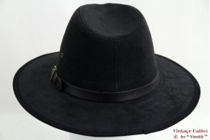 Outdoor hoed Hawkins imitatie suède zwart 59 [nieuw]