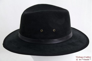 Outdoor hoed Hawkins imitatie suède zwart 59 [nieuw]