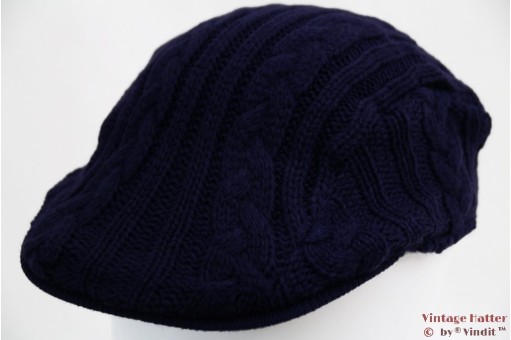Platte pet Hawkins gebreid blauw 54 - 61 [nieuw]