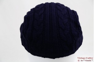 Platte pet Hawkins gebreid blauw 54 - 61 [nieuw]