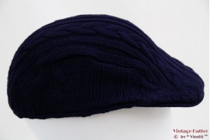 Platte pet Hawkins gebreid blauw 54 - 61 [nieuw]
