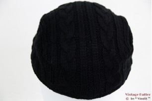 Flatcap Hawkins knitted black 54 - 61 [new]