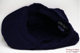 Platte pet Hawkins gebreid blauw 54 - 61 [nieuw]