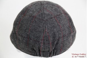 Flatcap Hawkins tweed pre-shaped grey 58 [new]