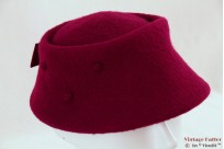 Dameshoed bordeaux 55