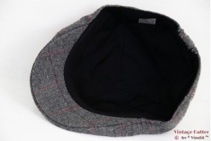 Flatcap Hawkins tweed pre-shaped grey 58 [new]