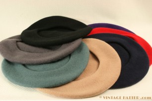 Alpino Baret zwart vilt 54-59 [nieuw]