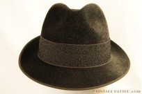 Gleufhoed Royal Hat goudbruin haarvilt 55 Gleufhoed Royal Hat goudbruin haarvilt 55