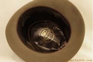 © VintageHatter.com | h-7002-55-1 Fedora Panizza Sportsman brownish grey 55 Fedora Panizza Sportsman brownish grey 55