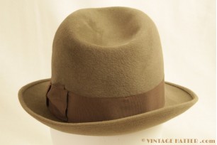 © VintageHatter.com | h-7002-55-1 Fedora Panizza Sportsman brownish grey 55 Fedora Panizza Sportsman brownish grey 55