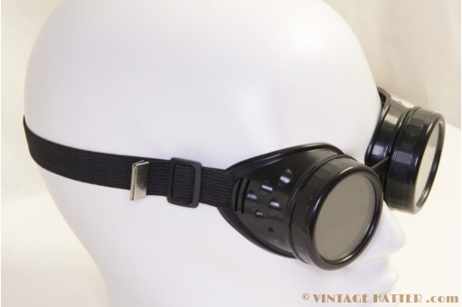 Steampunk Welding Goggles black [new]