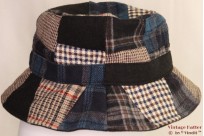 Vissershoed Hawkins patchwork blauw 57 [nieuw]