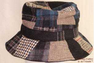 Vissershoed Hawkins patchwork blauw 58 [nieuw]