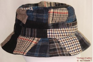 Vissershoed Hawkins patchwork blauw 58 [nieuw]