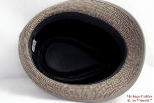 Trilby bruin vissengraat 57 [nieuw]