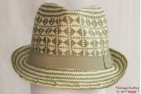 Trilby straw with green 58 [new]