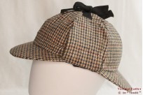 Deerstalker Sherlock Holmes pet Hawkins groen/bruin 58 [nieuw]