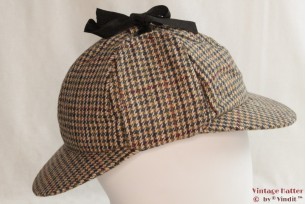 Deerstalker Sherlock Holmes cap Hawkins green/brown 59 [new]