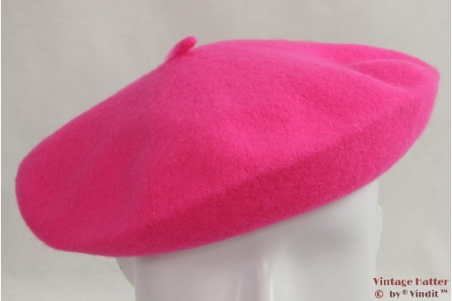 Alpino Baret magenta roze geweven 52-58 [nieuw]