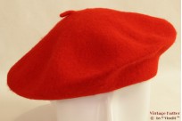 Alpino Beret red woven 53-59 [new]