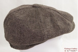 Paperboy pet Hawkins bruin vissengraat 58 [nieuw]