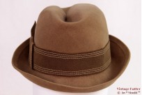 Dameshoed kaki grijs 55