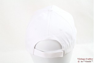 Baseball pet wit met klittenband 53-60 [nieuw]