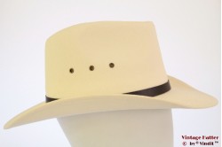 Western hat Hawkins white cotton 58 [new]