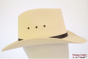 Western hoed wit katoen 58 [nieuw]