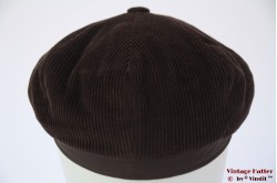 Paperboy cap brown corduroy 55 [new]