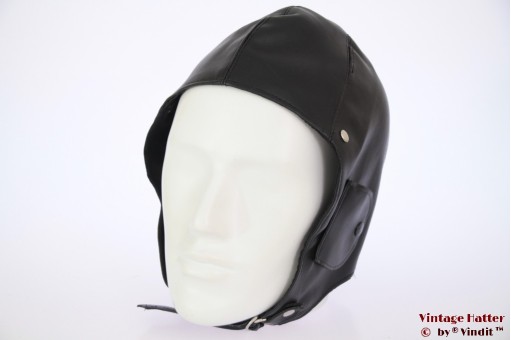 Aviator cap TEDI black polyester 59-62 [new]
