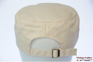 Leger cadet pet crème licht beige katoen mix 53-60 [nieuw]