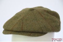 Paperboy cap Hawkins 'Gatsby' dark green tweed 59 ...
