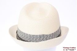 Trilby Hawkins white with blue band 59 [new]