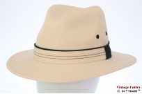 Outdoor fedora Hawkins cream beige cotton 60 [new]