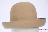 Dameshoed licht beige vilt 54,5 (XS)