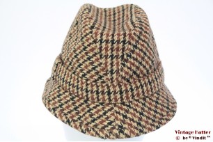 Vissershoed beige bruin tweed 56,5