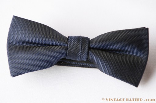 Vlinderdas blauw twotone smal [nieuw]