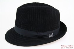 Trilby Michael Zechbauer by Mayser black stitched 58 [new]