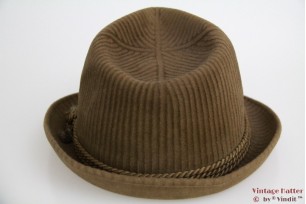 © VintageHatter.com | j-8000-56-1 Jachthoed Tonak bruin 56 Jachthoed Tonak bruin 56