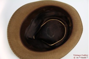 © VintageHatter.com | j-8000-56-1 Jachthoed Tonak bruin 56 Jachthoed Tonak bruin 56