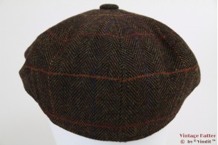 Paperboy Hawkins green-brown herringbone tweed 59 [new]