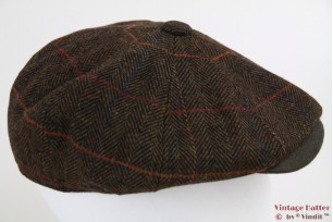 Paperboy Hawkins green-brown herringbone tweed 59 [new]