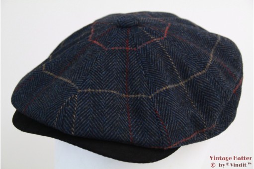 Paperboy Hawkins blue herringbone tweed 59 [new]