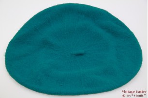 Alpino Beret peacock blue woven 53-59 [new]
