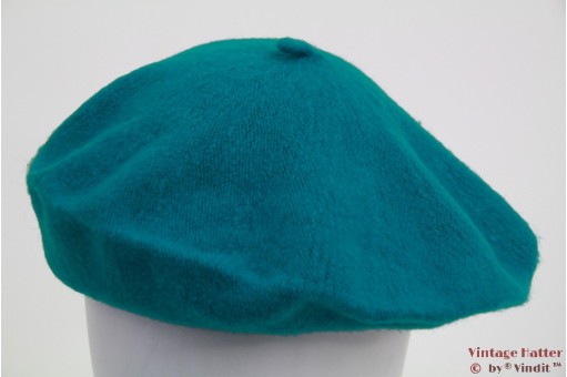 Alpino Beret peacock blue woven 53-59 [new]
