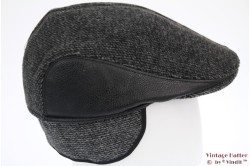 Flatcap grey with earwarmer 59