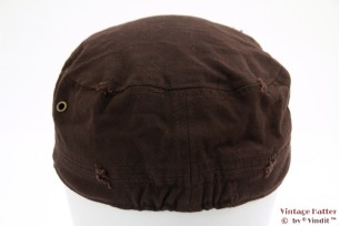 Armycap Clockhouse brown rough look with strass 56-58 [new]